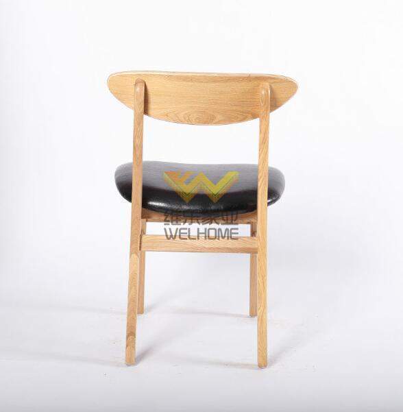 Solid wood cafe chair